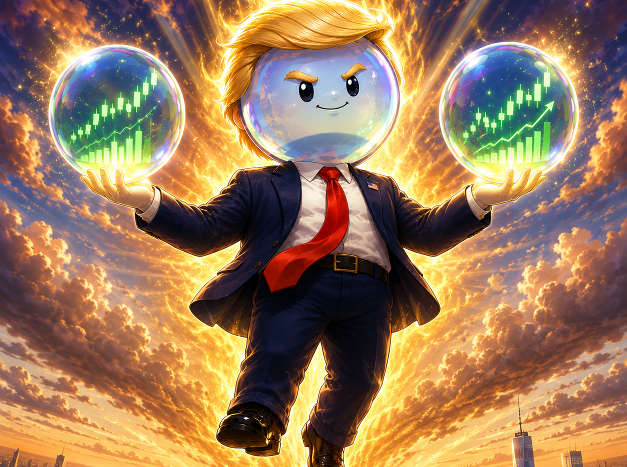 Bubble Trump Small Ball banner